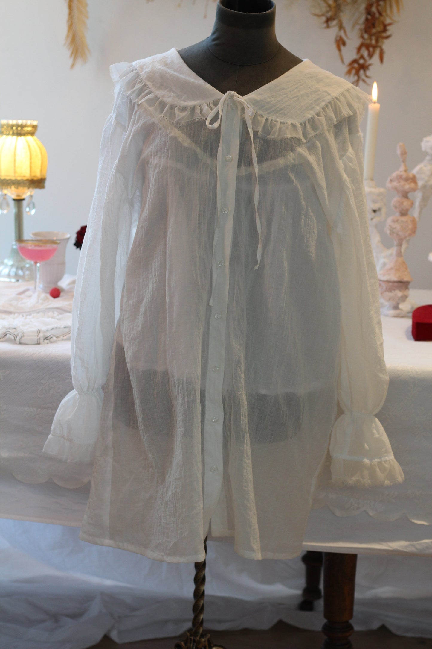 feminine soft robe