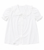 Romantic Shirt with Silk Trim Details