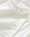 Romantic Shirt with Silk Trim Details